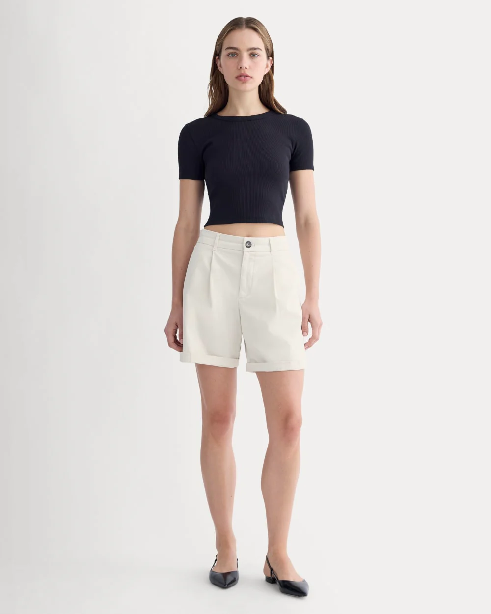 The Pleated Chino Short | Birch