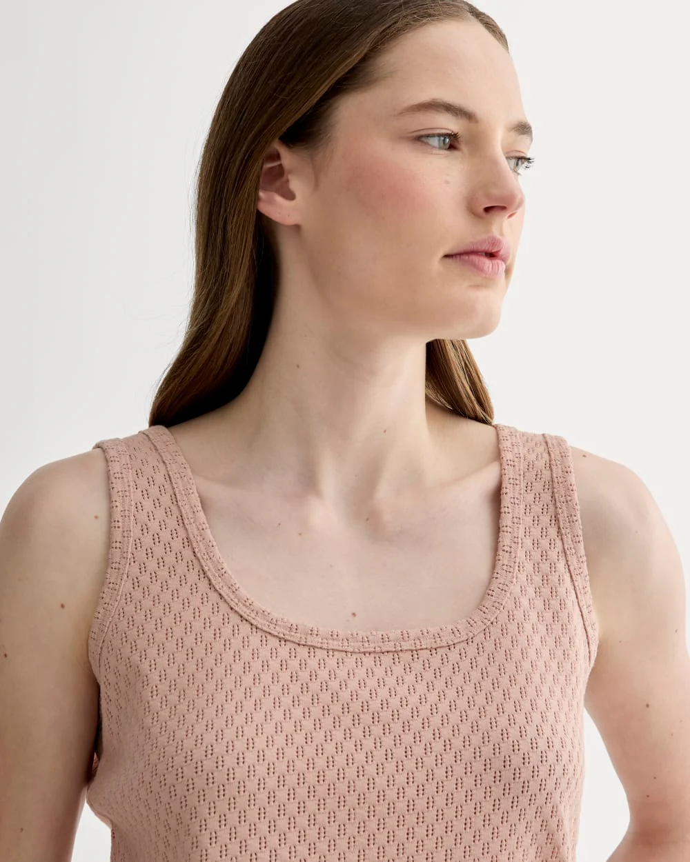 The Pointelle Cami | Rose Smoke