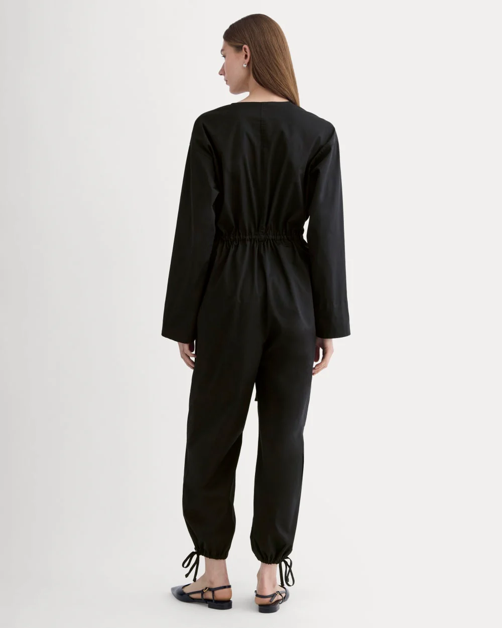 The Utility Drawstring Jumpsuit | Black