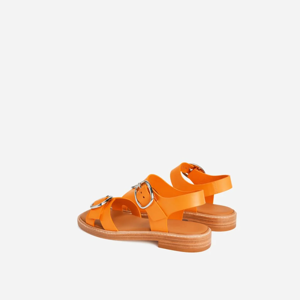 The Twin Buckle Sandal | Turmeric