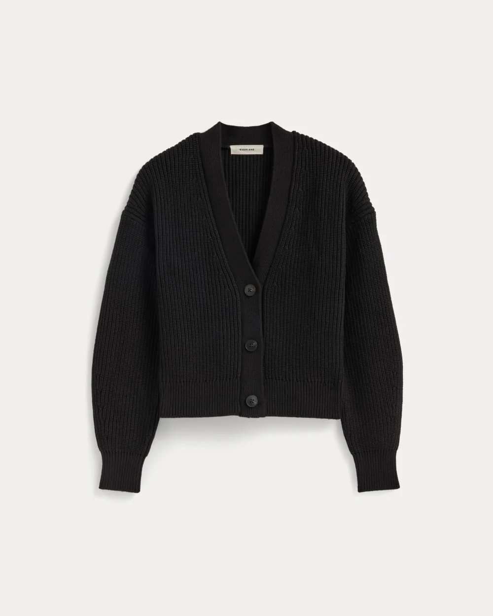 The Boxy Cardigan in Everyday Cotton | Black