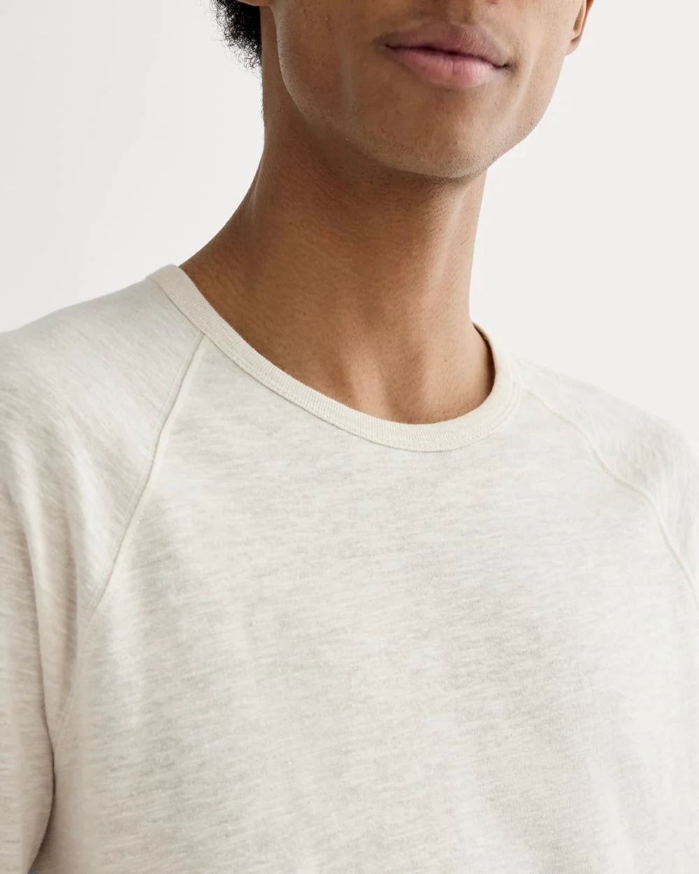 The Rec Long-Sleeve Crew | Heathered Oat