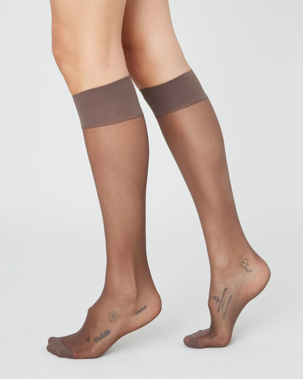 2-Pack Elin Premium Knee-Highs | Dark Brown