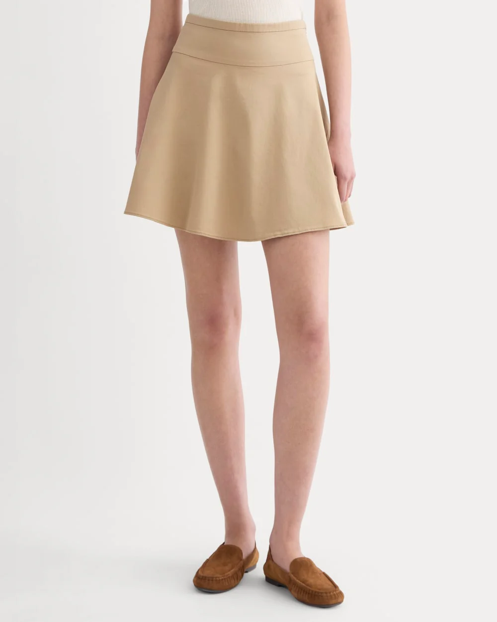 The Circle Mini Skirt | Warm Trench