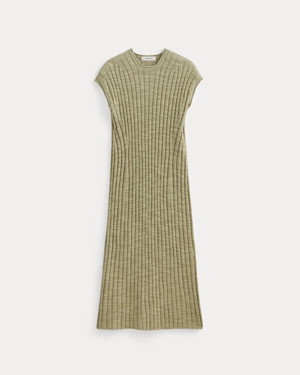 The Column Dress in Cotton Linen | Eucalyptus