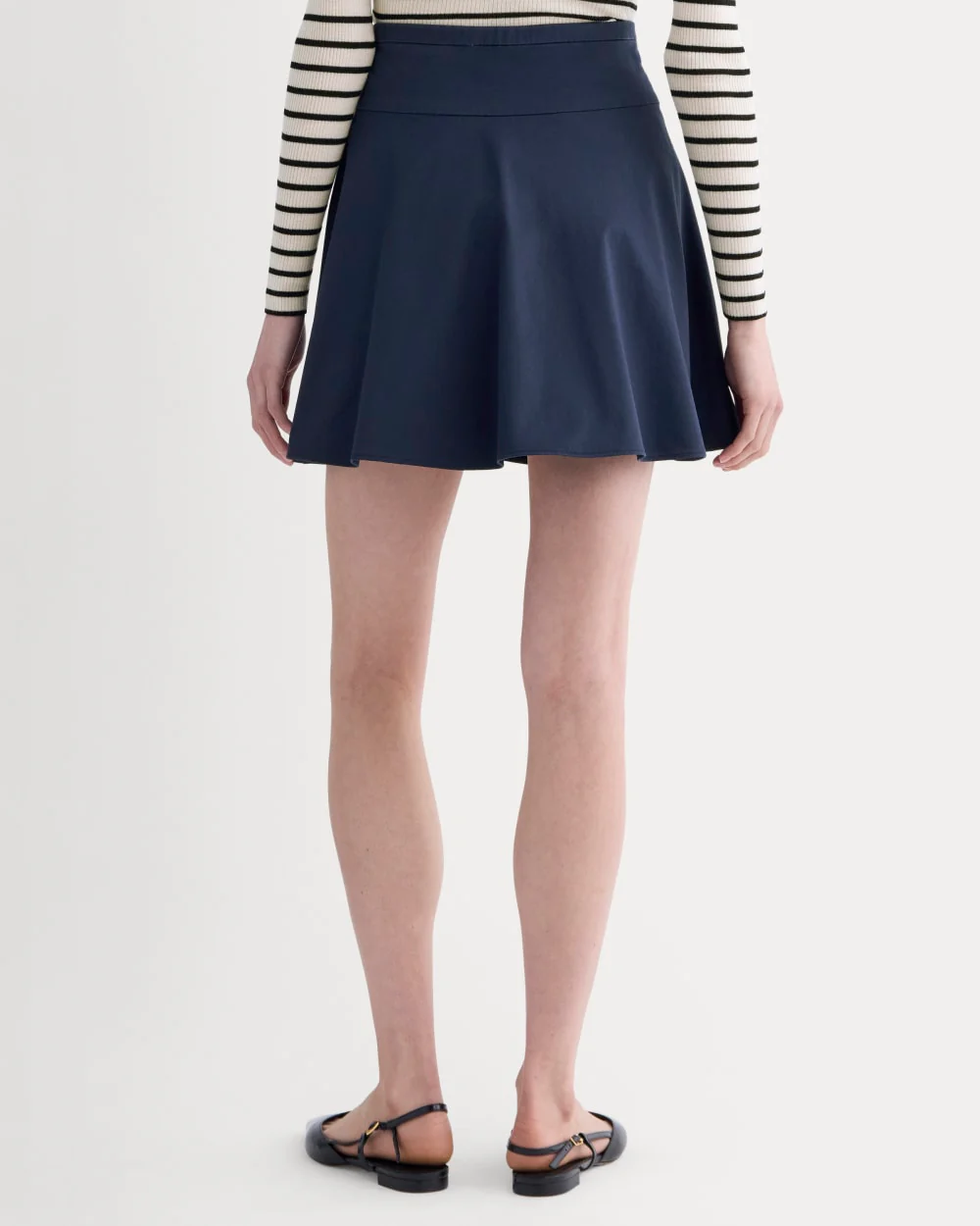 The Circle Mini Skirt | Navy
