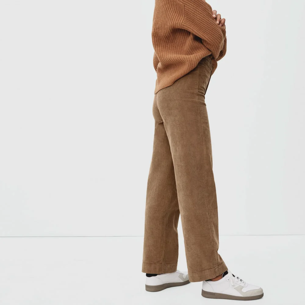 The Corduroy Wide-Leg Pant | Toasted Coconut