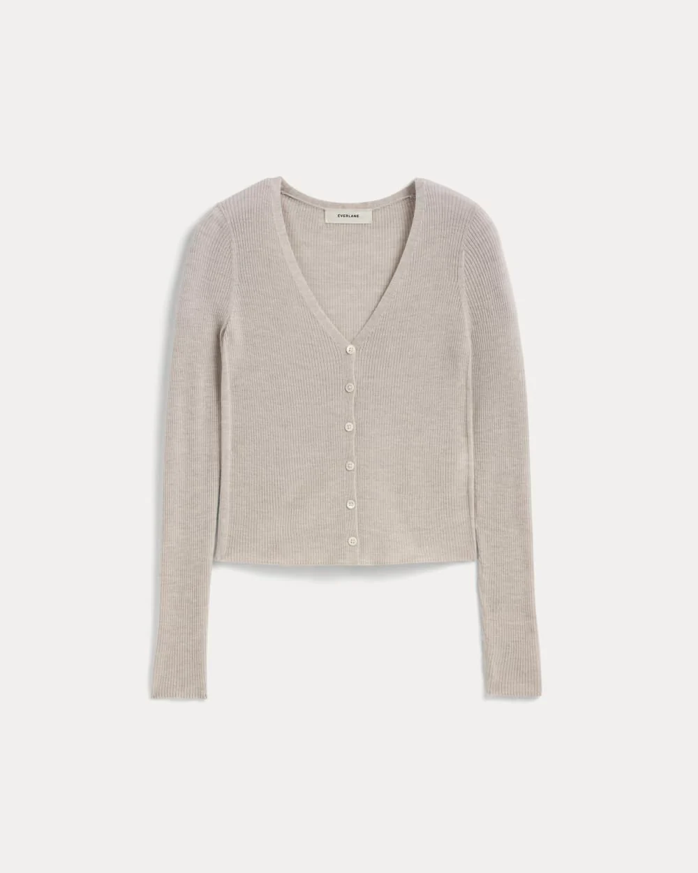 The Cardigan in Ultrasoft Merino | Heather Oatmeal