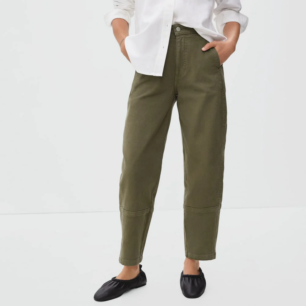 The Utility Barrel Pant | Dark Moss | Regular