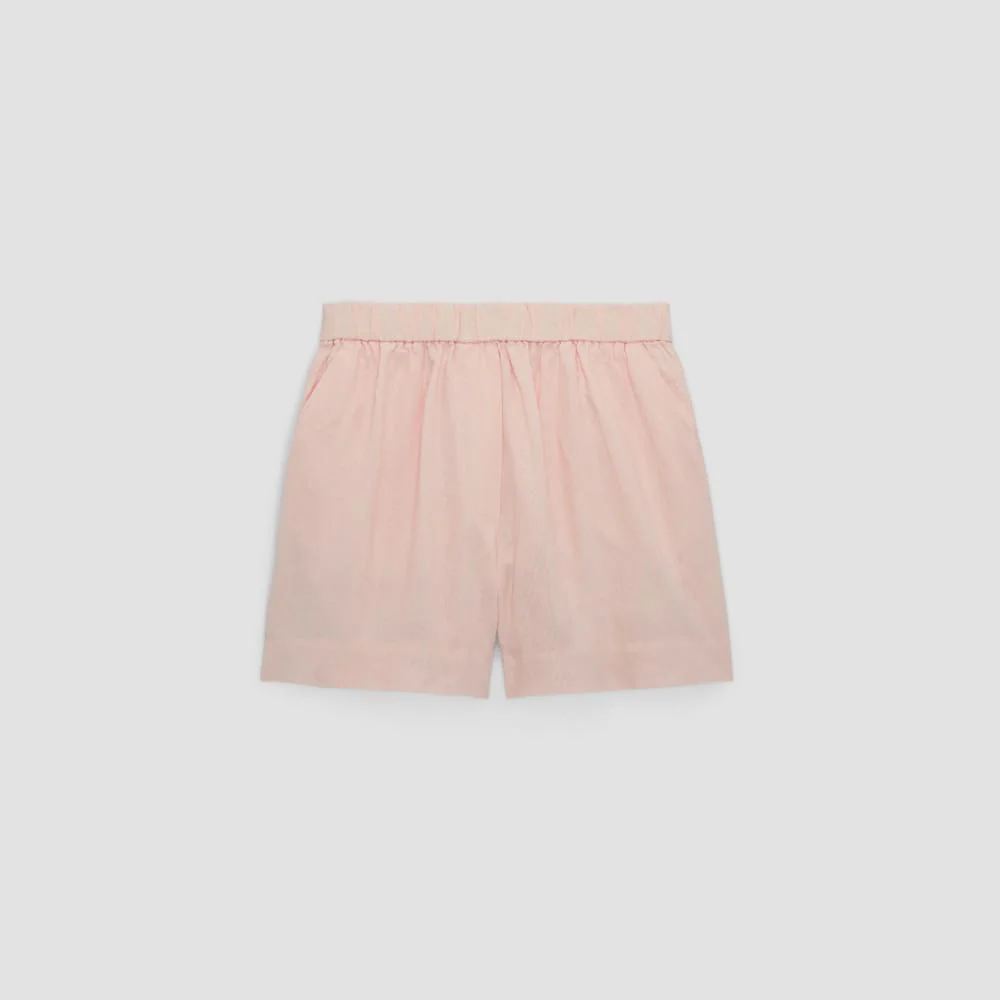 The Linen Boxer Short | Petal Pink