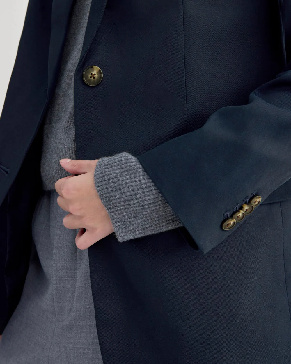 The Oversized Blazer in Buttersmooth | Navy