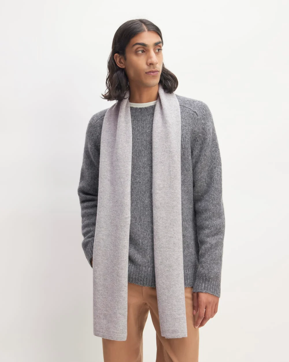 The ReCashmere Scarf |  Heathered Grey