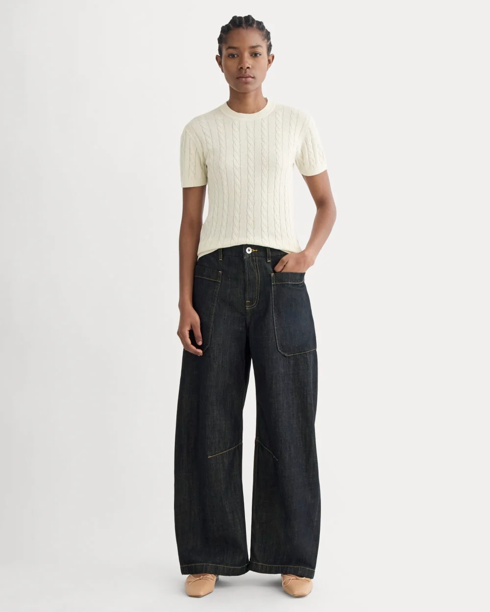 The Cable Crew in Cotton Cashmere | Birch