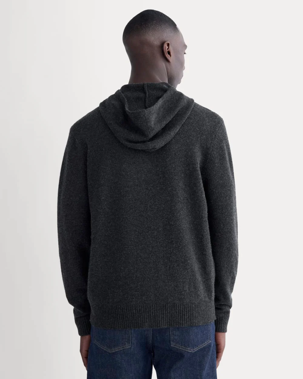 The Felted Merino Hoodie | Charcoal