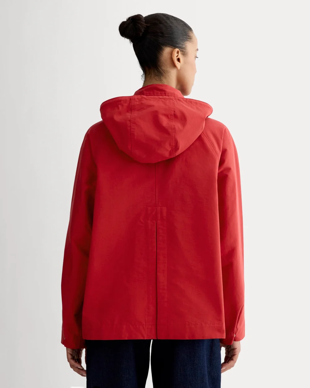 The Short Anorak | Berry Red