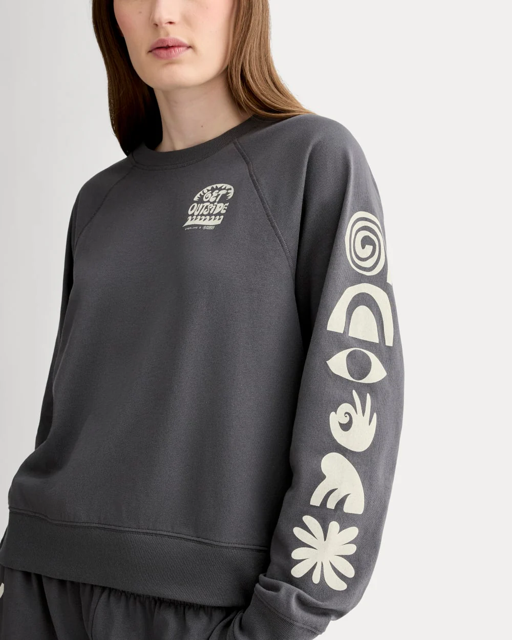 The Everlane x Parks Project Off-Duty Long-Sleeve Tee | Forged Iron / Natural