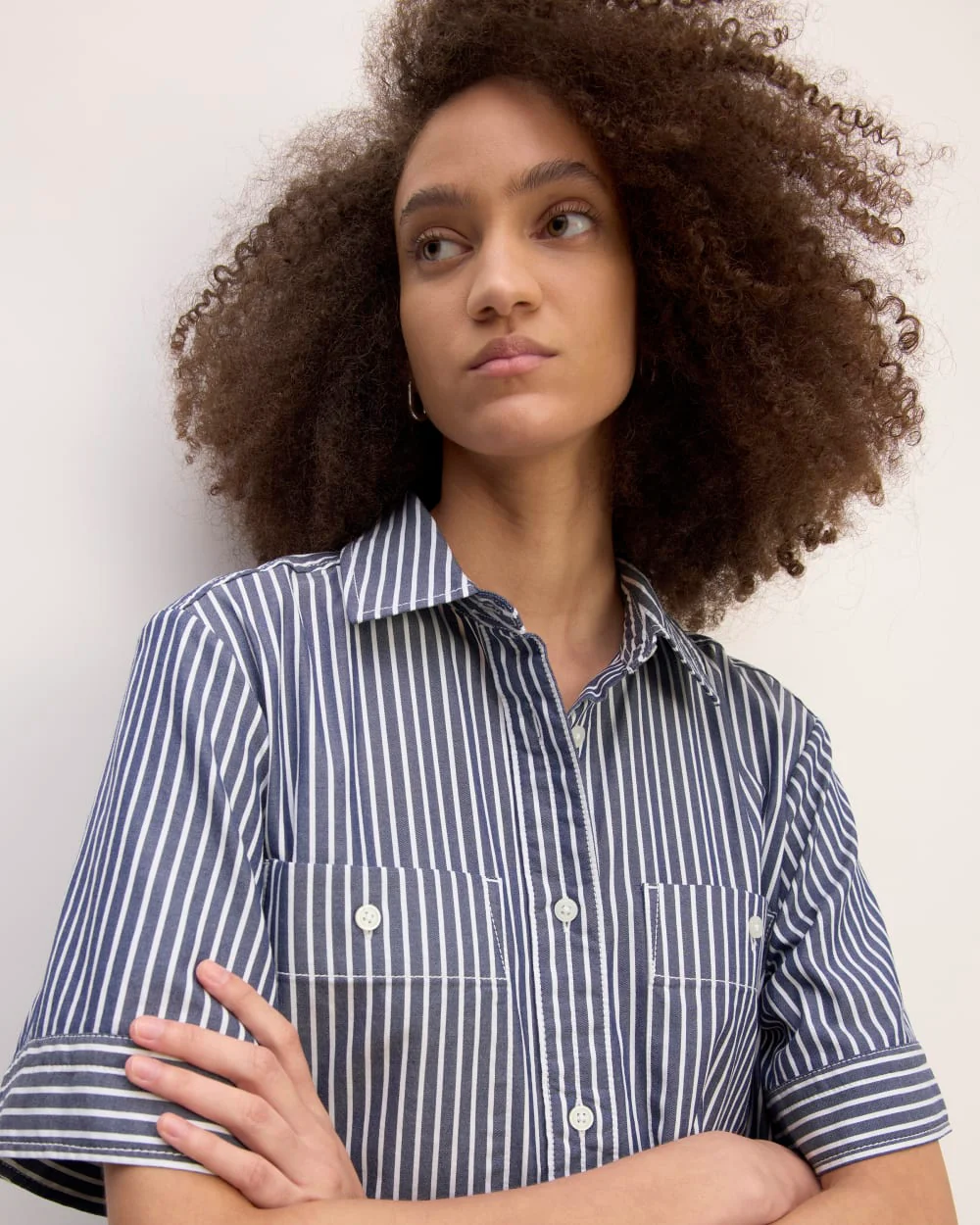 The Daytripper Dress | Dark Navy / White