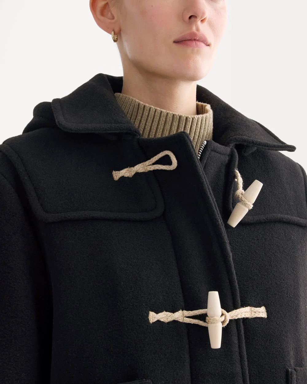 The ReWool Duffle Coat | Black