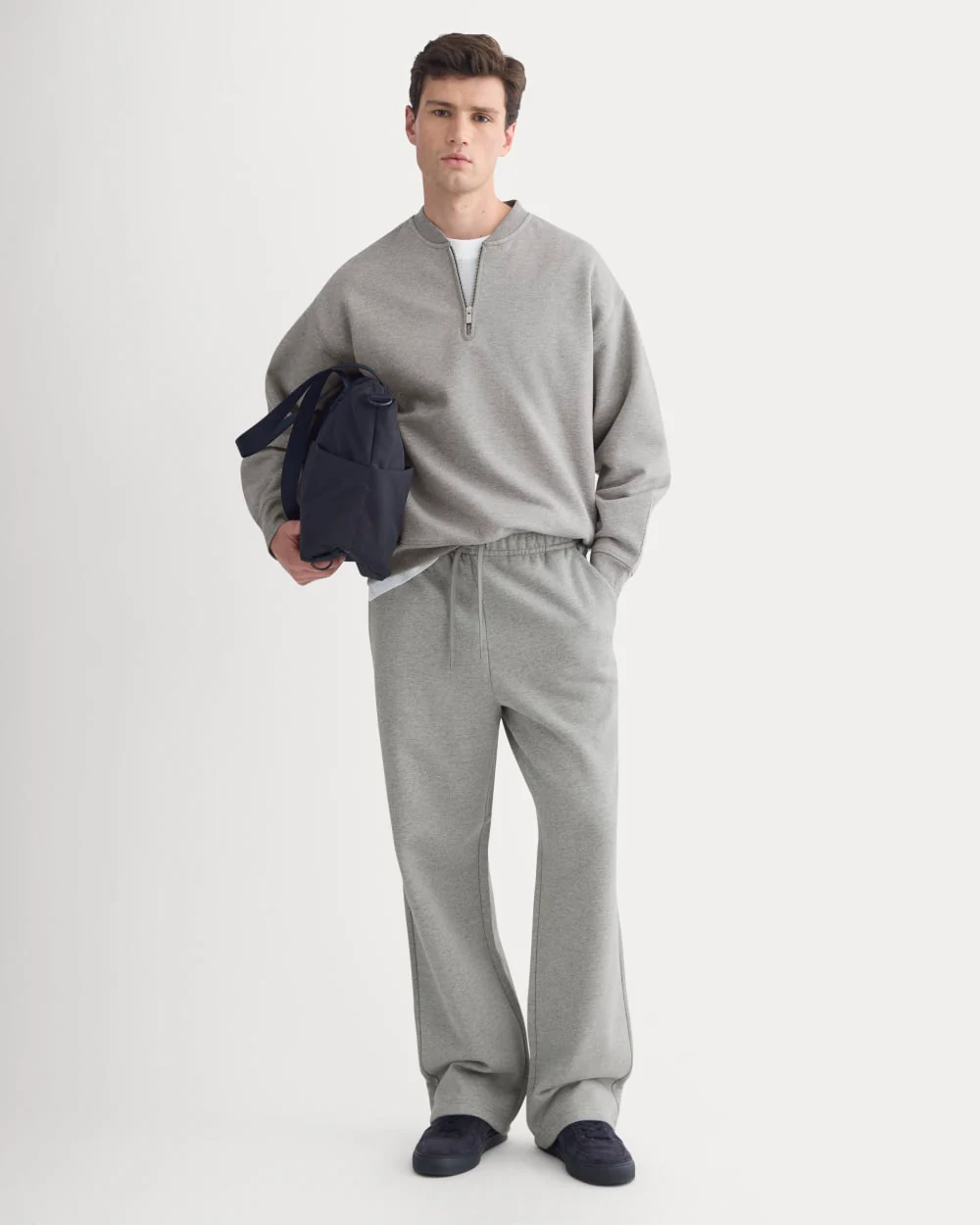 Luxe Fleece Pull-On Sweatpant | Vintage Heather Grey