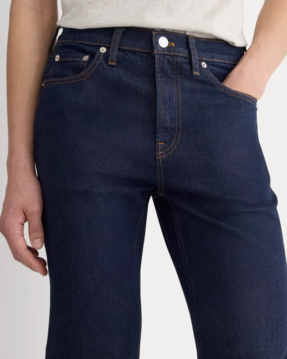 The Organic Cotton Straight-Leg Jean | Pure Blue