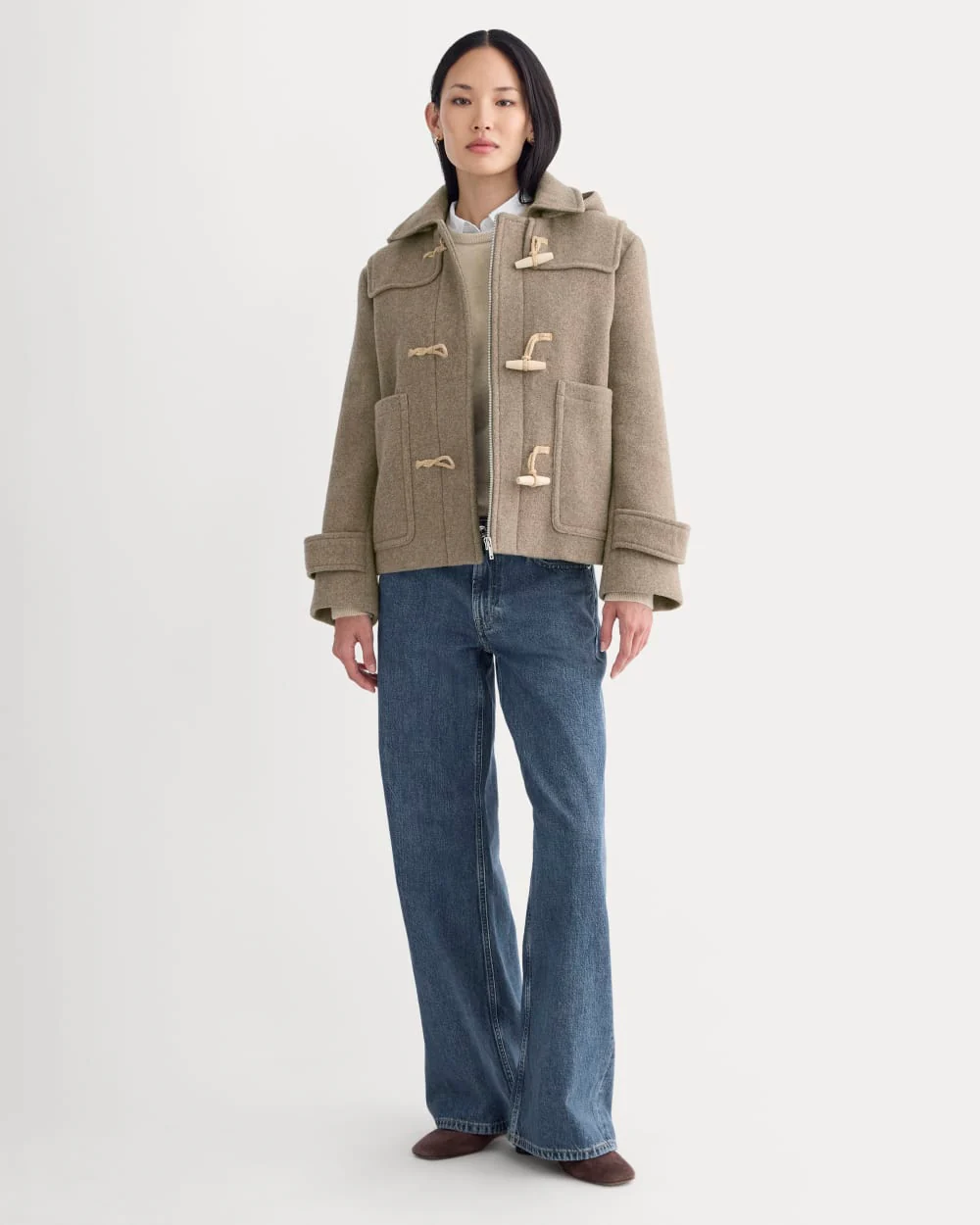 The ReWool Duffle Coat | Heather Taupe