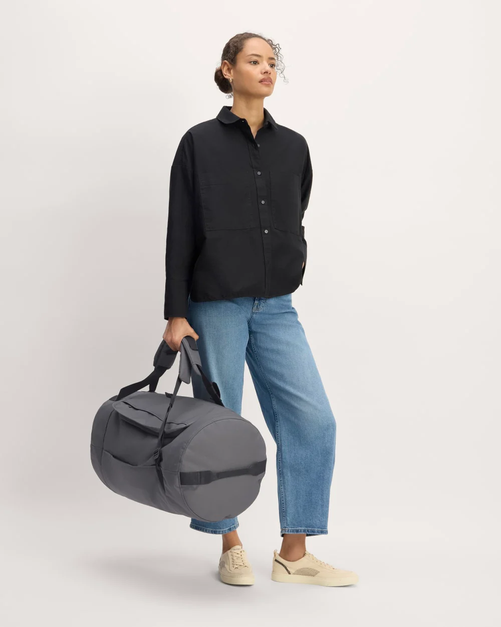 The ReNew Transit 4-Way Duffle | Slate Grey
