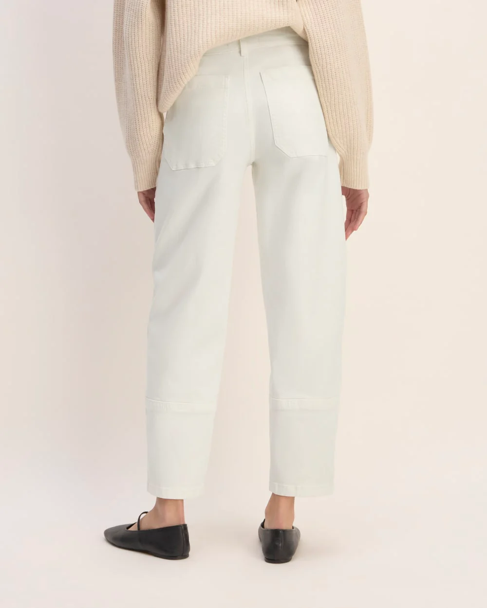The Utility Barrel Pant | Bone | Regular