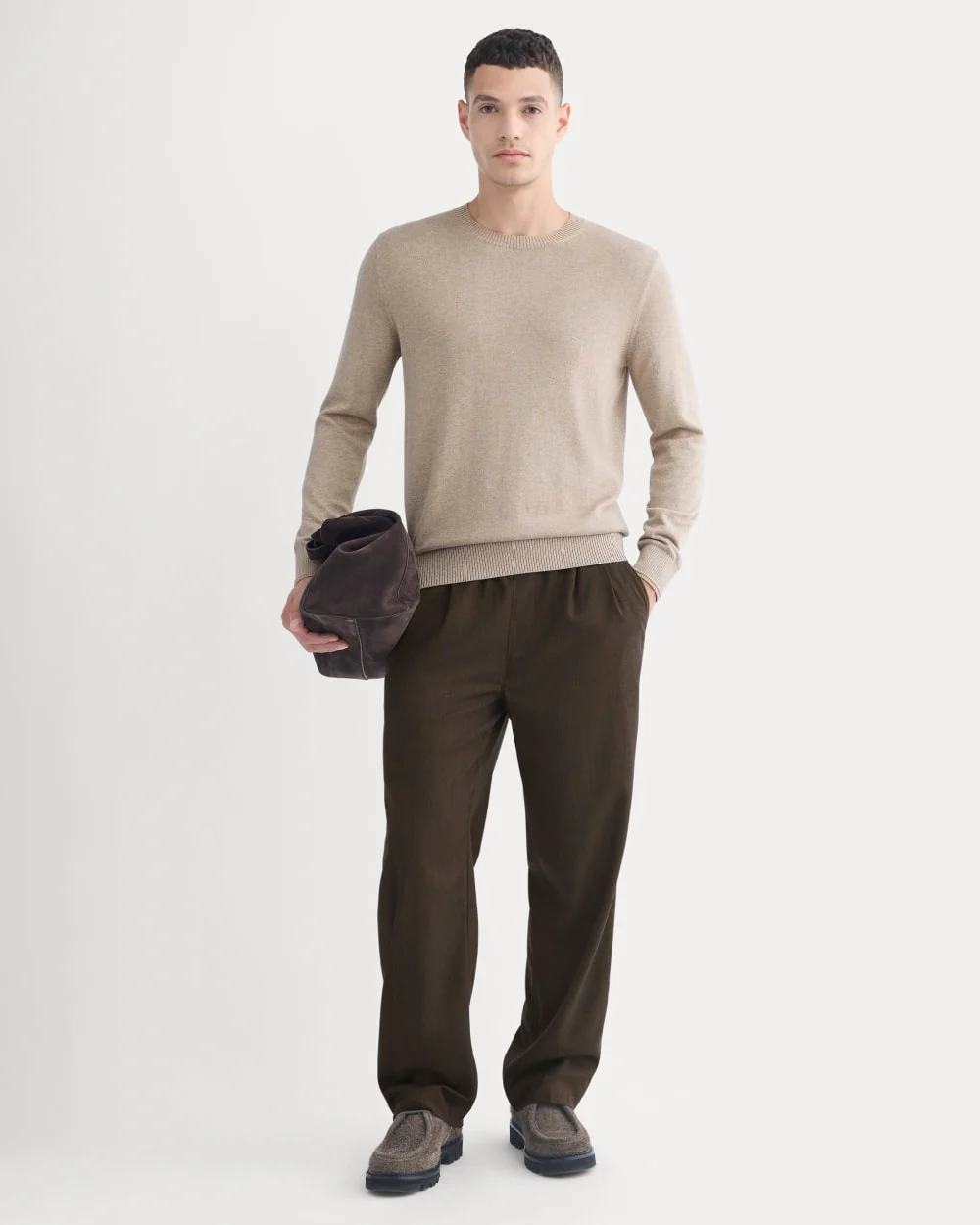 The No-Sweat Sweater | Uniform | Heathered Oatmeal