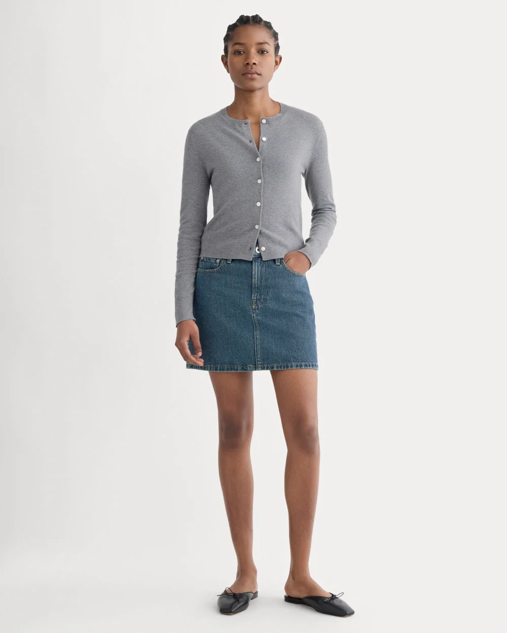 The Denim Mini Skirt | Deep Atlantic