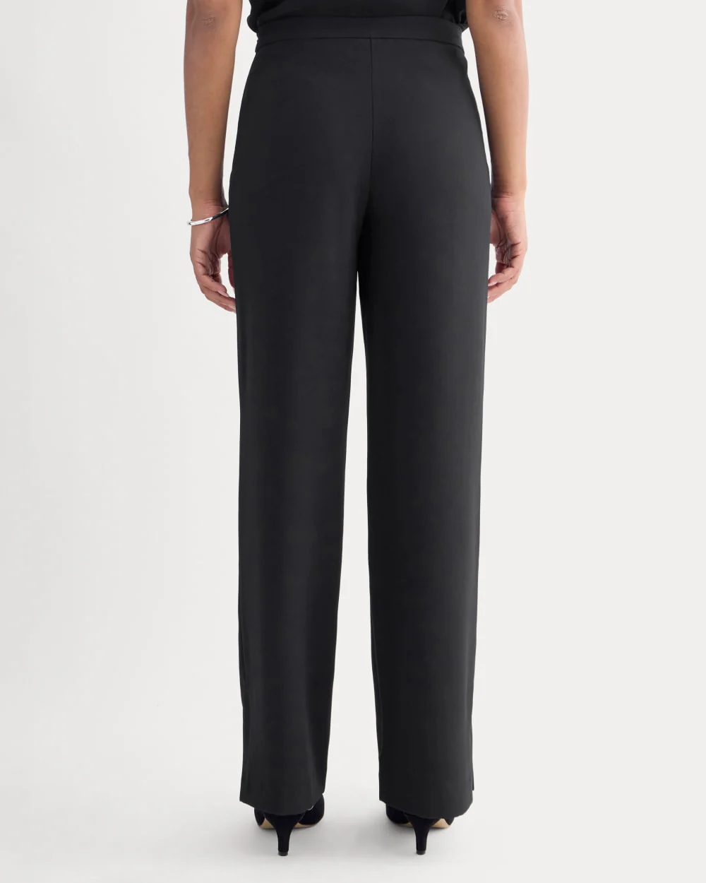 Drapey Crepe Pant | Black