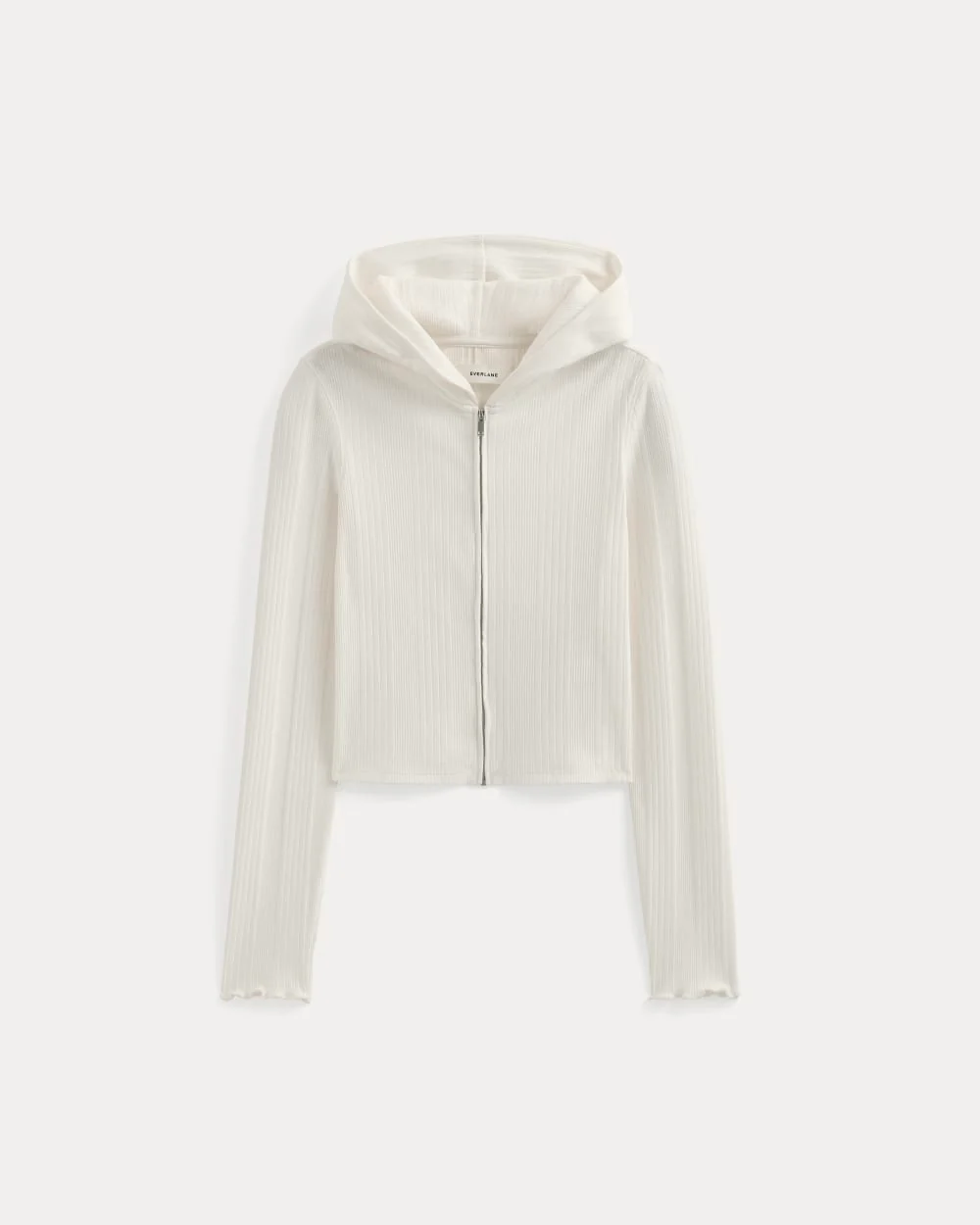 Lounge Rib Hoodie | Bone