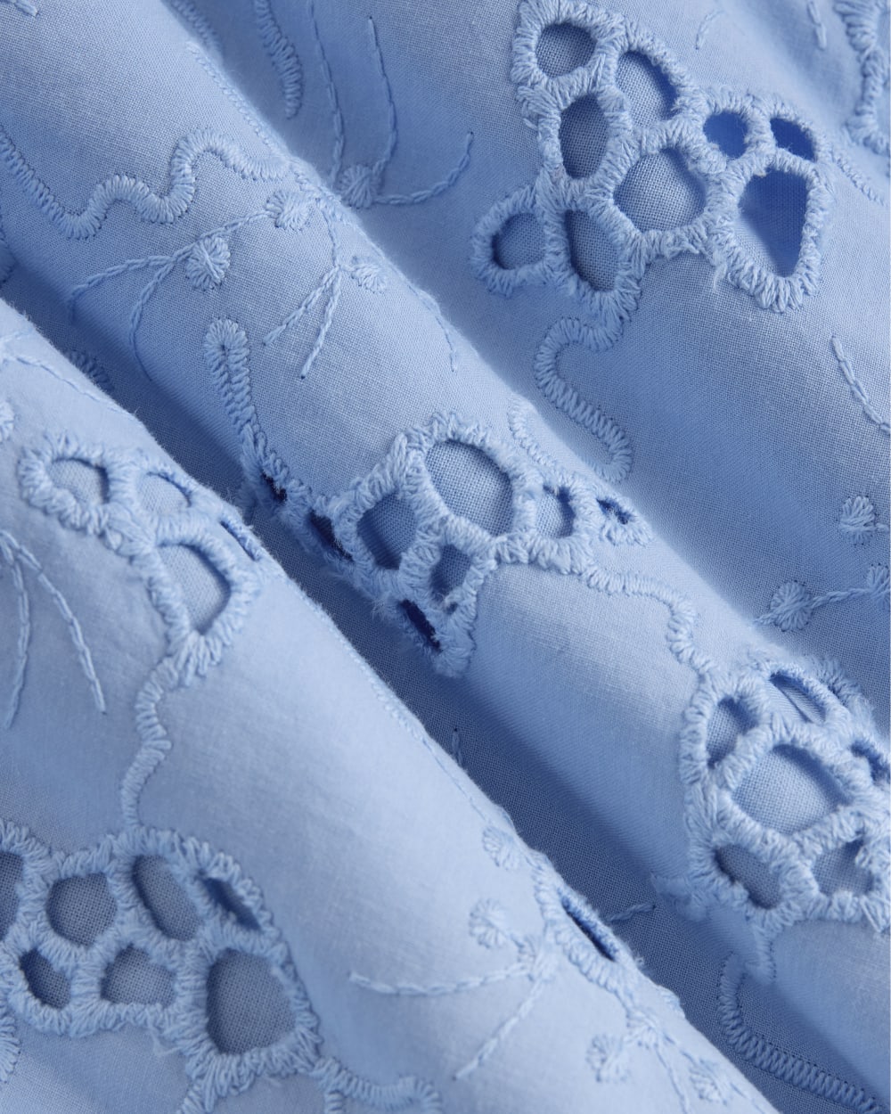 The Eyelet Pull-On Short | Sky Blue