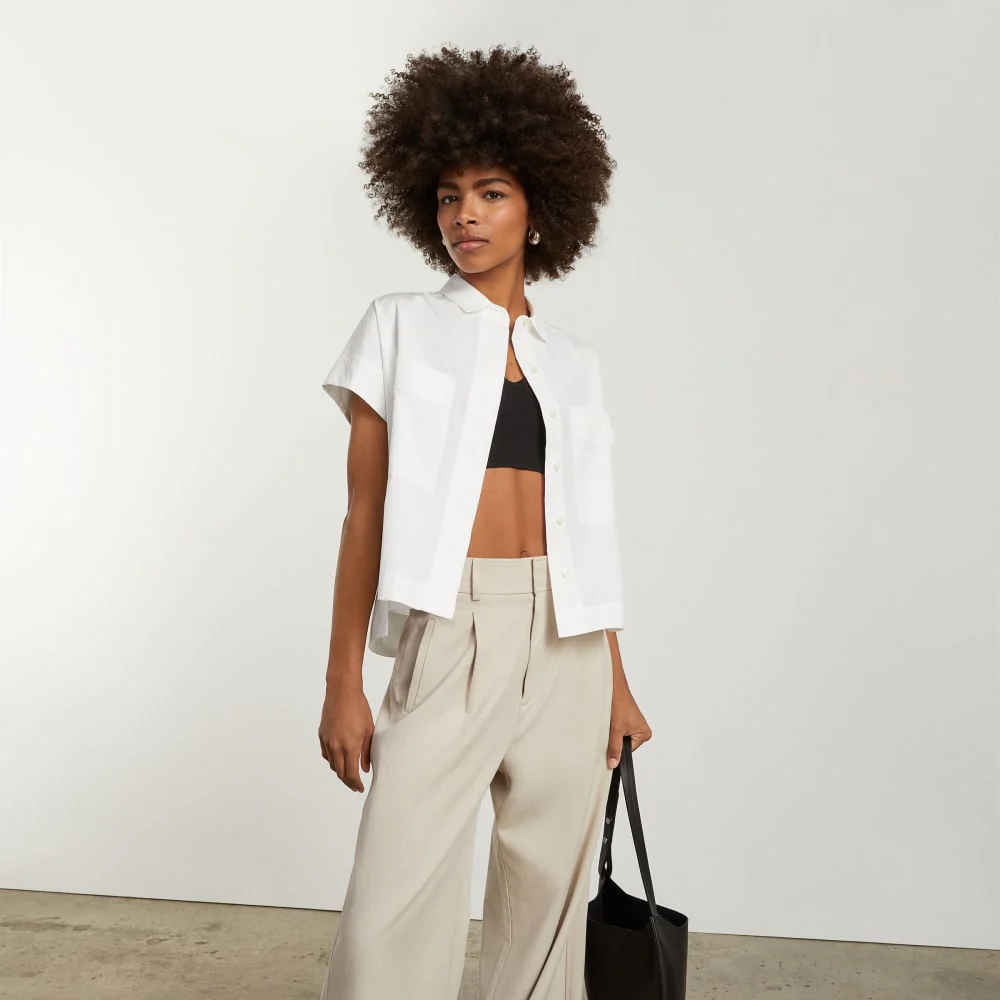 The Short-Sleeve Box Shirt | White