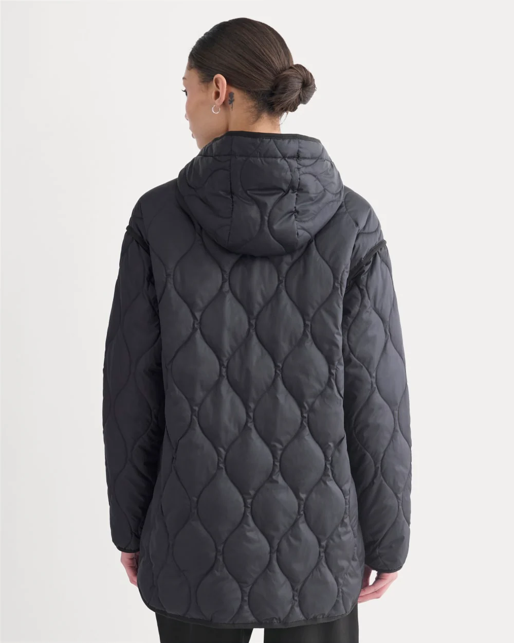 ReNew Quilted Hooded Liner | Black