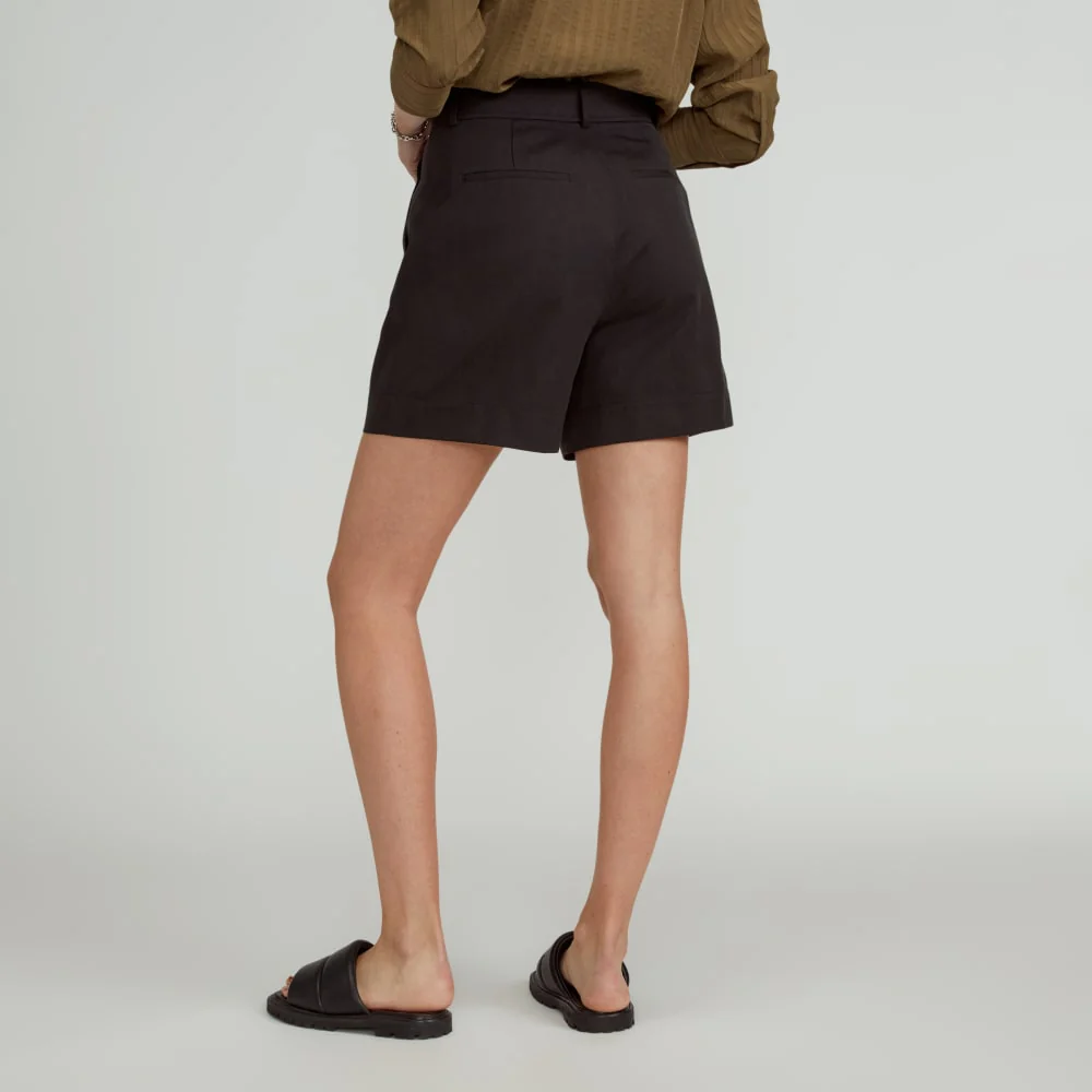The Draper Short in Buttersmooth | Black