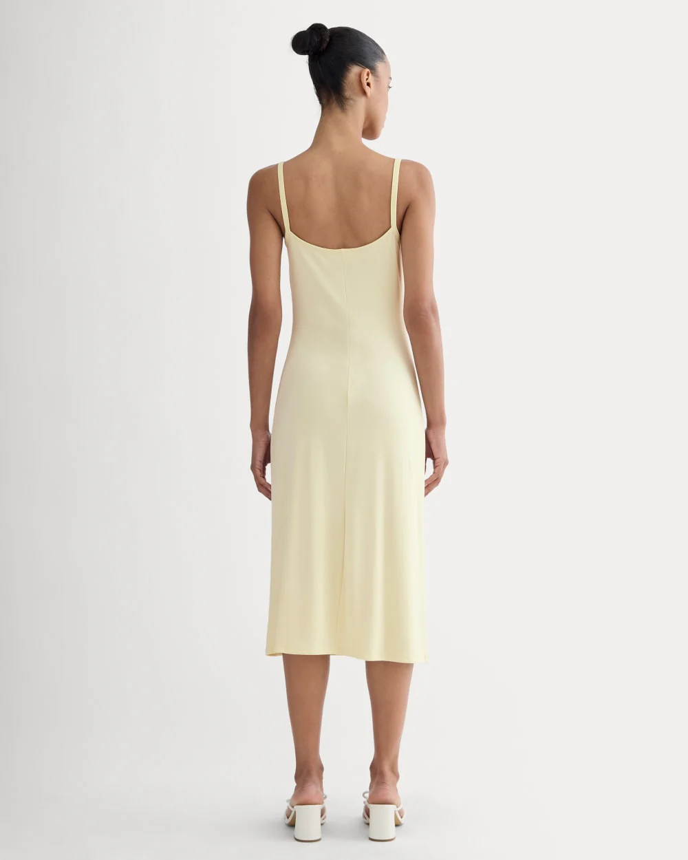The Tank Midi Dress in Butterknit | Light Yellow