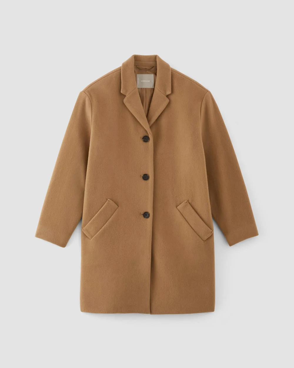 The Italian ReWool® Cocoon Coat | Camel