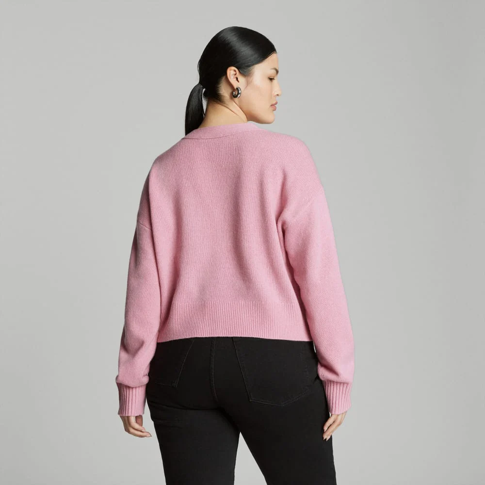 The Cashmere Cardigan | Bubblegum