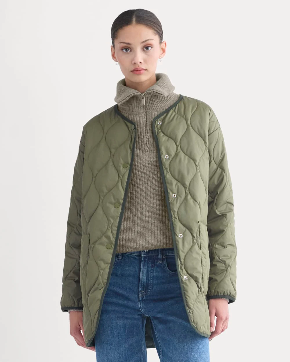 The Quilted Liner | Kalamata/Rosin