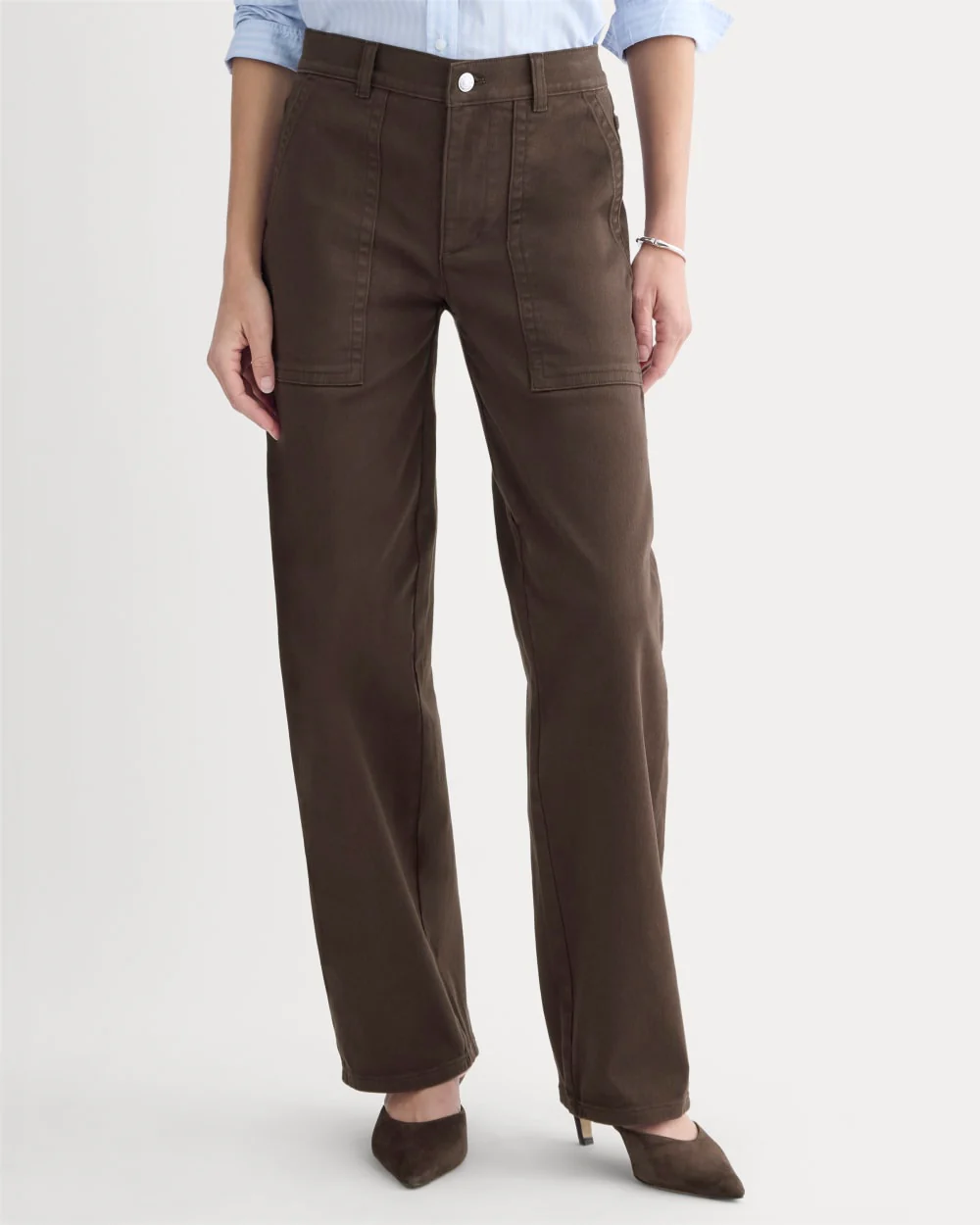 Utility Column Pant | Dark Chocolate