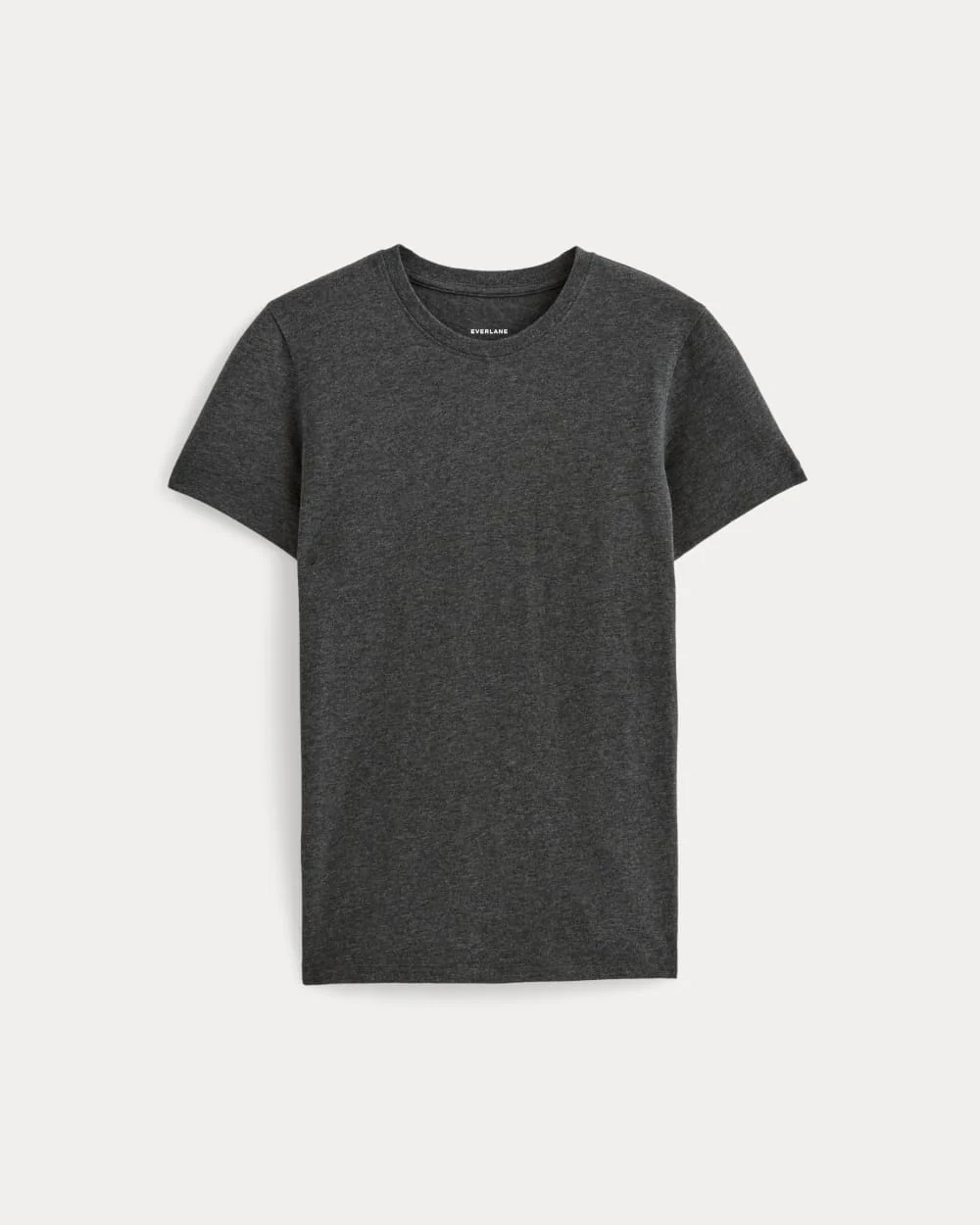 The Slim Crew in Essential Cotton | Heathered Soot