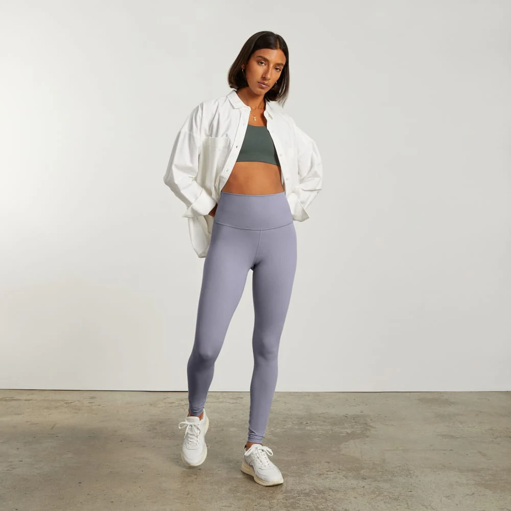 The Perform 24/7 Legging | Lilac Grey | 28 Inseam