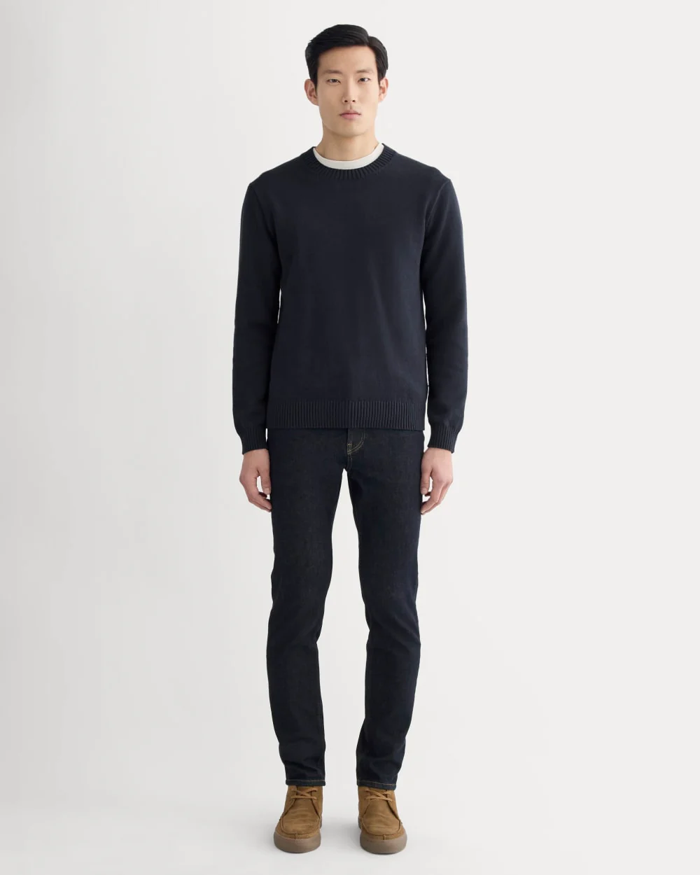 The Slim 4-Way Stretch Organic Jean | Uniform  | Dark Indigo