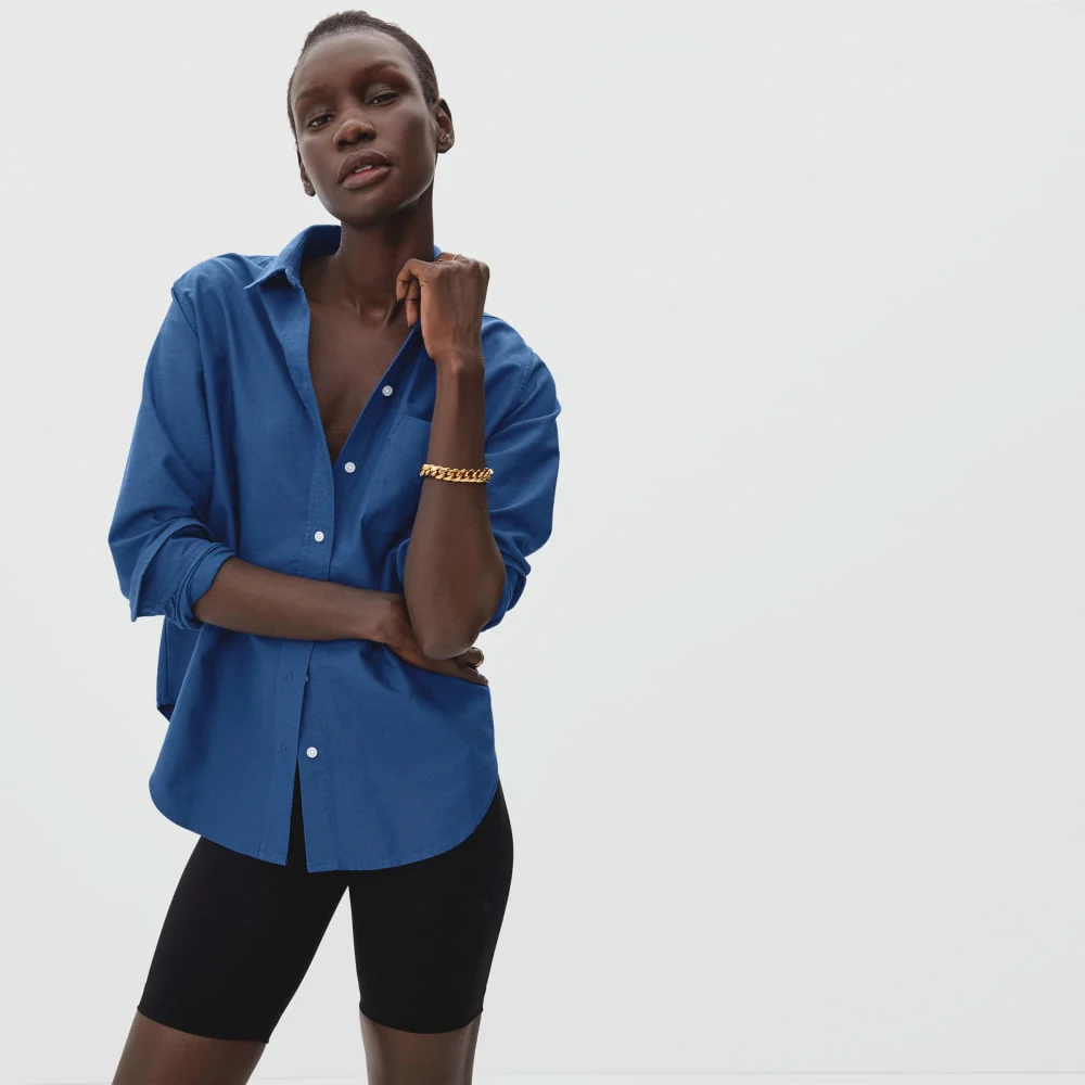 The Japanese Oxford Shirt | Deep Blue