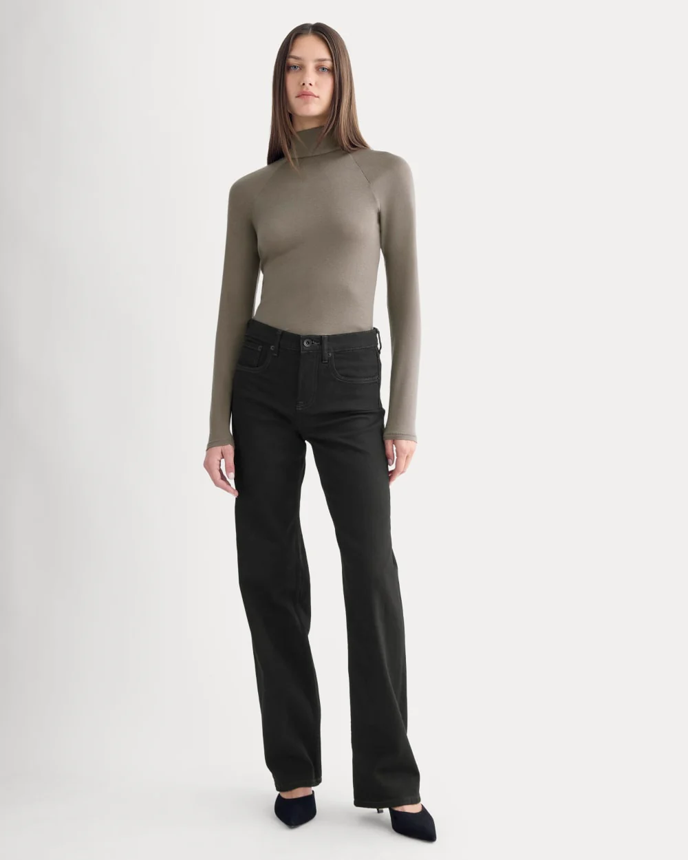 Tie-Neck Top in Butterluxe | Taupe