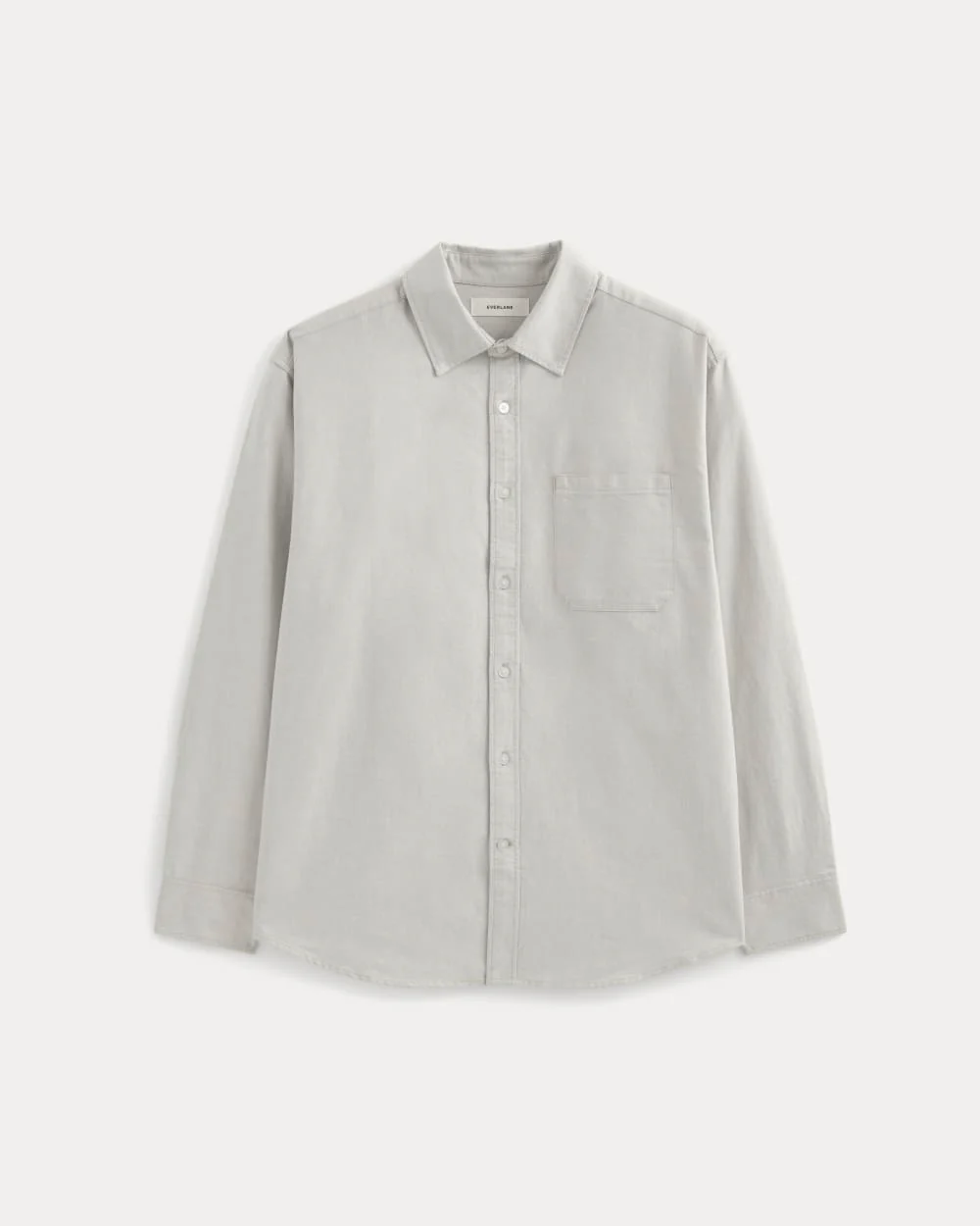 Oversized Oxford Shirt | Grey