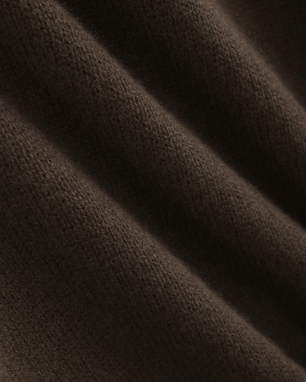 Sweater Mini Dress in Luxe Merino | Coffee Bean