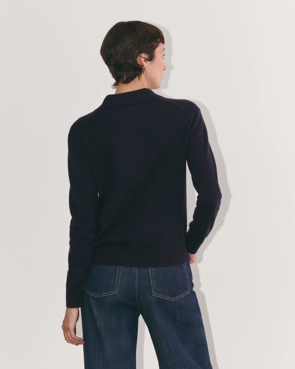 The Classic Polo in Cashmere | Navy