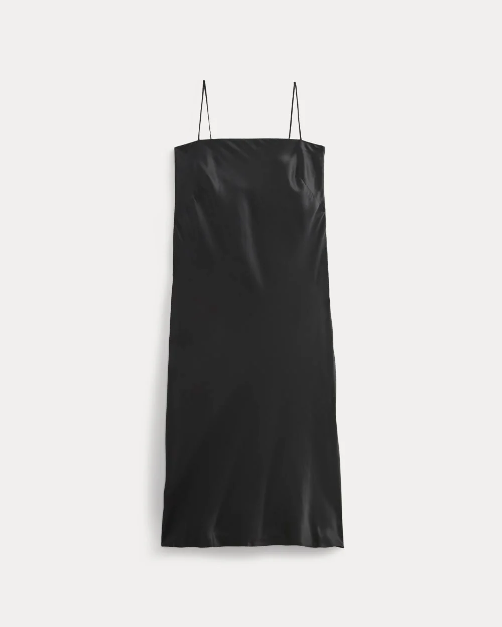 Slip Dress in Silk Charmeuse | Black