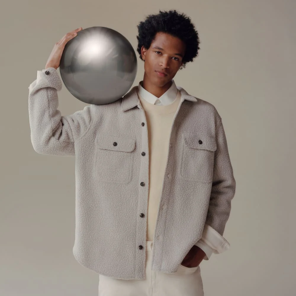 The Merino-Blend Crewneck Sweater | Off White